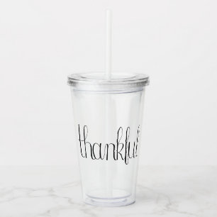 Copo De Acrílico Tumbler isolado grato