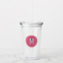 Copo De Acrílico Tumbler MONOGRAM