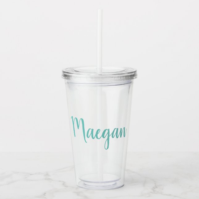 Copo De Acrílico Tumbler MONOGRAM (Frente)