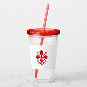Copo De Acrílico Tumbler Patriótico Acrílico com bandeira de Floren