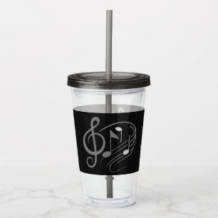 Copo De Acrílico Tumblers conhecidos feitos sob encomenda das notas