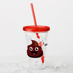 Copo De Acrílico Tumblers engraçados conhecidos feitos sob