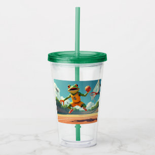 Copo De Acrílico Tumblho de acrílico de Sapo de basquete