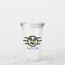 Copo De Acrílico Vault Life Tumbler