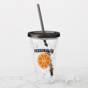 Copo De Acrílico Vidro acrílico do tumbler do basquetebol conhecido