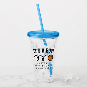 Copo De Acrílico Vidro acrílico do tumbler do chá de fraldas do