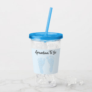 Copo De Acrílico Vovó Para Ser Blue Baby Pegprints Anúncio