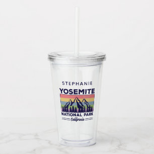 Copo De Acrílico Yosemite National Park California - Personalizado