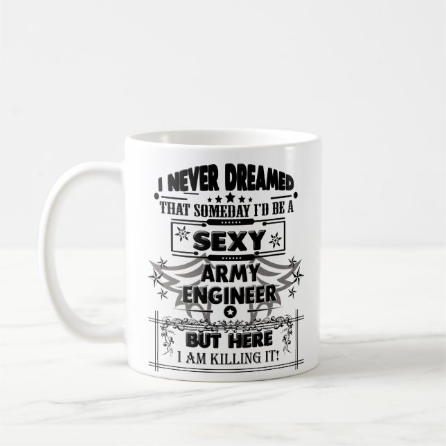 Copo de café engraçado do presente da caneca do (Esquerda)