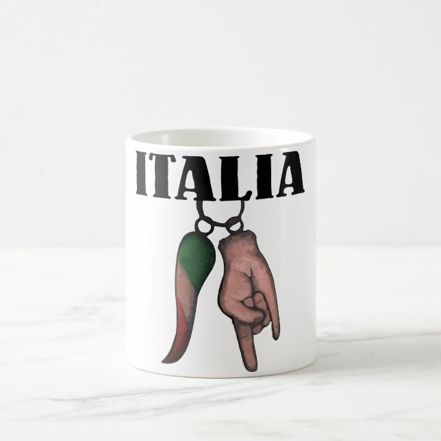 COPO DE CAFÉ ITALIANO DO CHIFRE, CANECA COM OLHO (Centro)