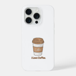 Copo de Café para Levar "Eu Amo Café" Estético par