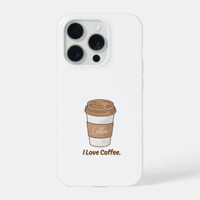 Copo de Café para Levar "Eu Amo Café" Estético par (Verso)