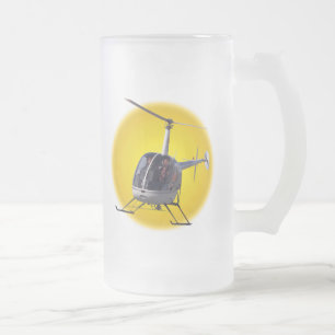 Copo de Cerveja de Helicóptero Voando Canecas de C