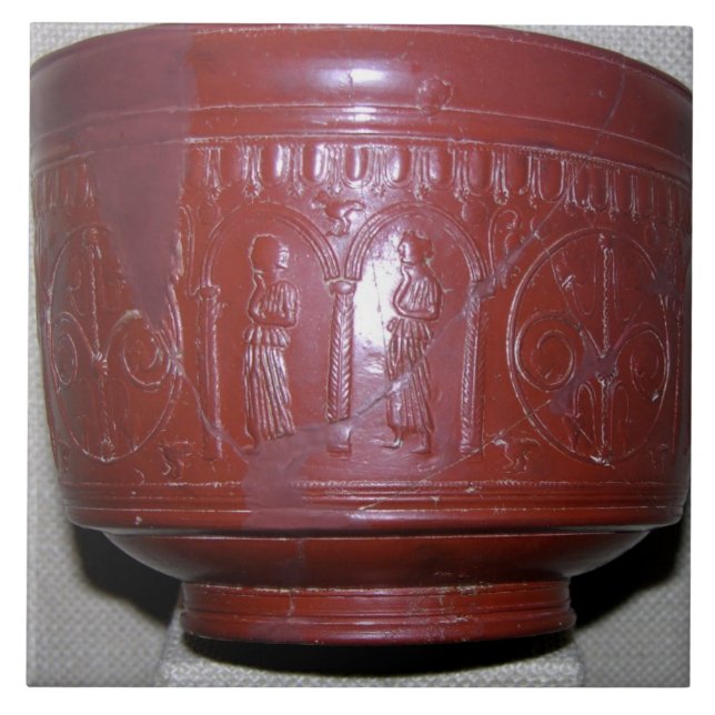 Copo de Dragondorff, de Graufesenque, c.150 BC (Frente)