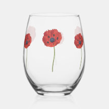 Copo de Flor de Vidro – Design Floral Elegante