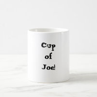 Copo de Joe! Caneca de café