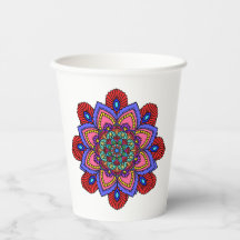 Copo de papel Mandala