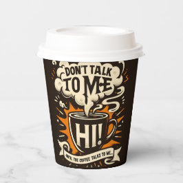 copo de papel para café