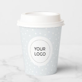 Copo de Papel Personalizado com Logotipo Minimalis