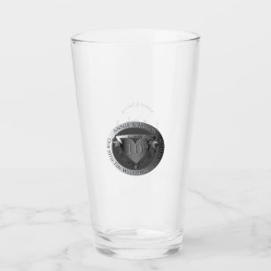 Copo De Pint 10º Aniversário do Casamento Tin Medallion