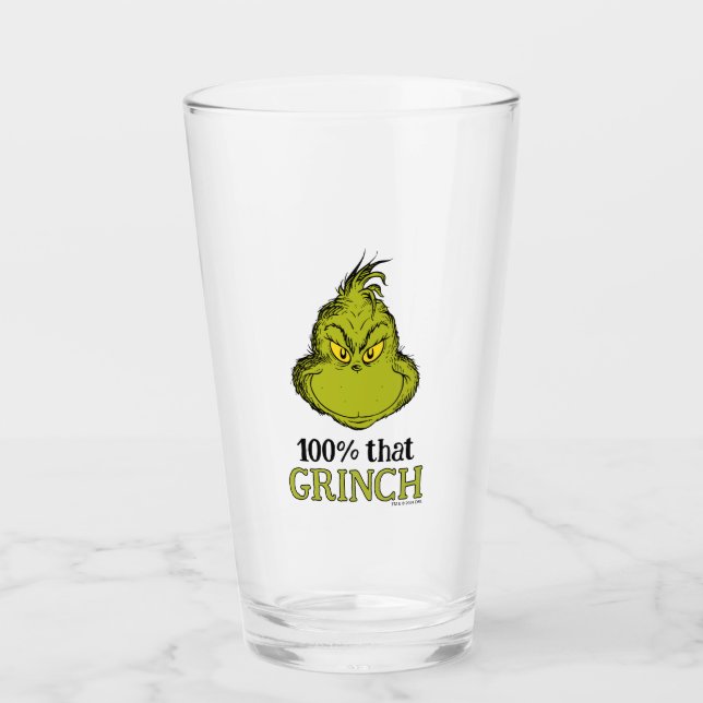 Copo De Pint 100% aquele Grinch (Frente)