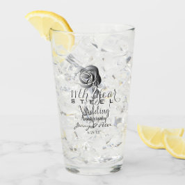 Copo De Pint 11 Casamento Rosa de Aço