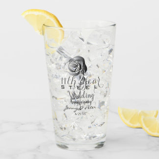 Copo De Pint 11 Casamento Rosa de Aço