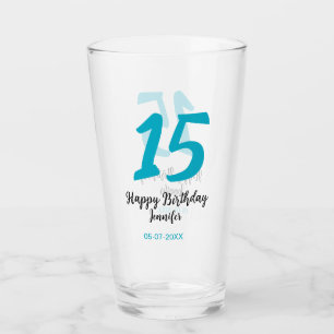Copo De Pint 15 aniversário quiencenera adicionar data ano temp