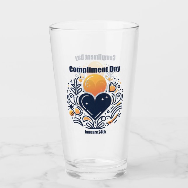 Copo De Pint 24 de janeiro - Dia do Cumprimento (Frente)