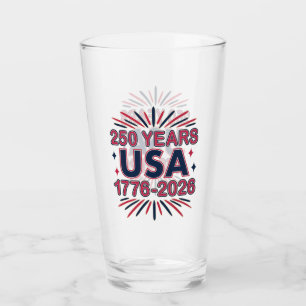 Copo De Pint 250 Anos EUA 1776-2026 Semiquincentenário
