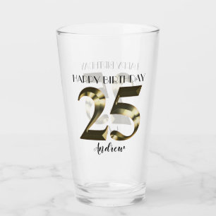 Copo De Pint 25-aniversário metálico