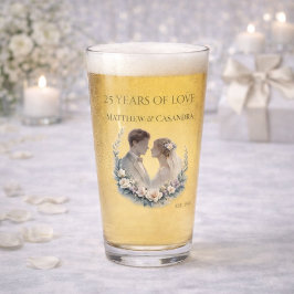 Copo De Pint 25th Wedding Anniversary Heirloom Celebration