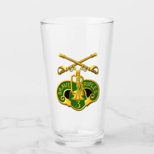 Copo De Pint 3º Regimento de Cavalaria Armada Saber Insignia