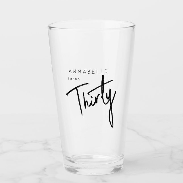 Copo De Pint 30 moderna 330ª festa de aniversário (Frente)