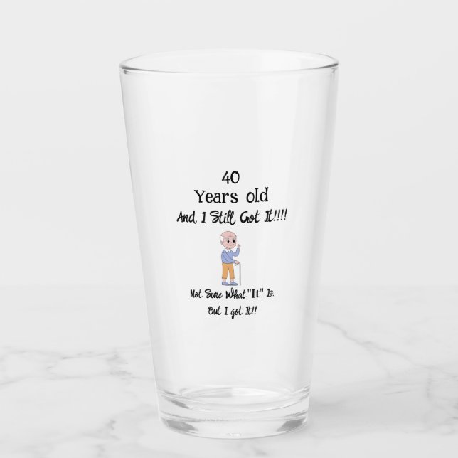 Copo De Pint 40 anos e ainda tem tudo  (Frente)