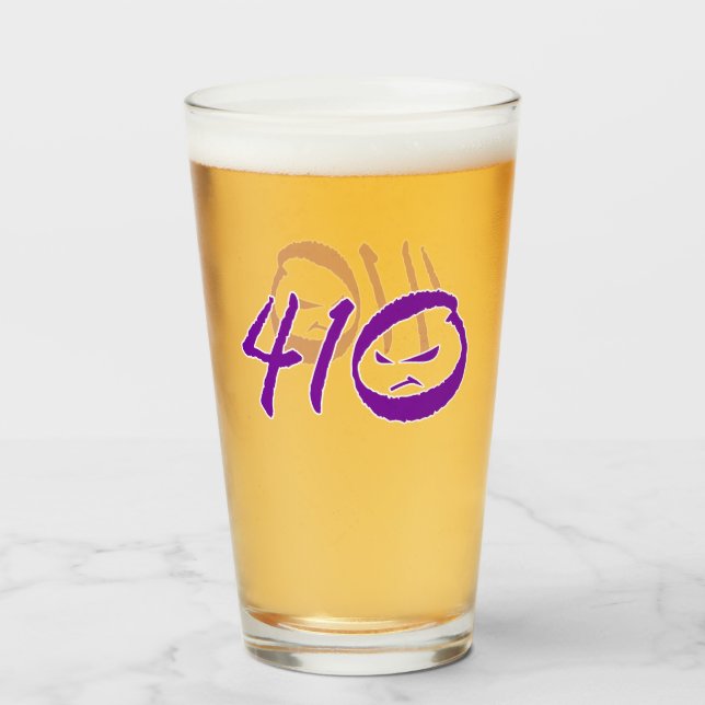 Copo De Pint 410 Roxo Baltimore (Frente (Preenchido))