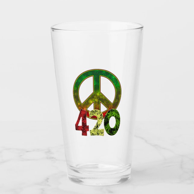 Copo De Pint 4 20 Paz (Frente)