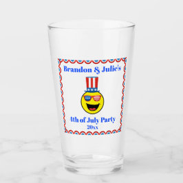 Copo De Pint 4 de julho Legal Emoji Beer Pint