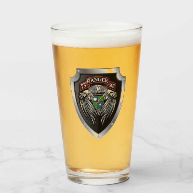 Copo De Pint 75º Regimento Ranger (Frente (Preenchido))