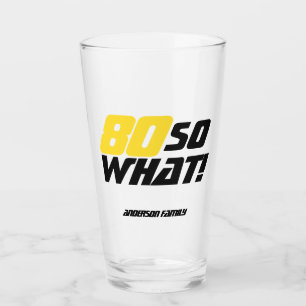 Copo De Pint 80 E daí Tipografia Positiva 80º Aniversário