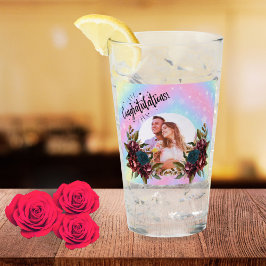 Copo De Pint 8th Wedding Anniversary Romantic Floral Couple