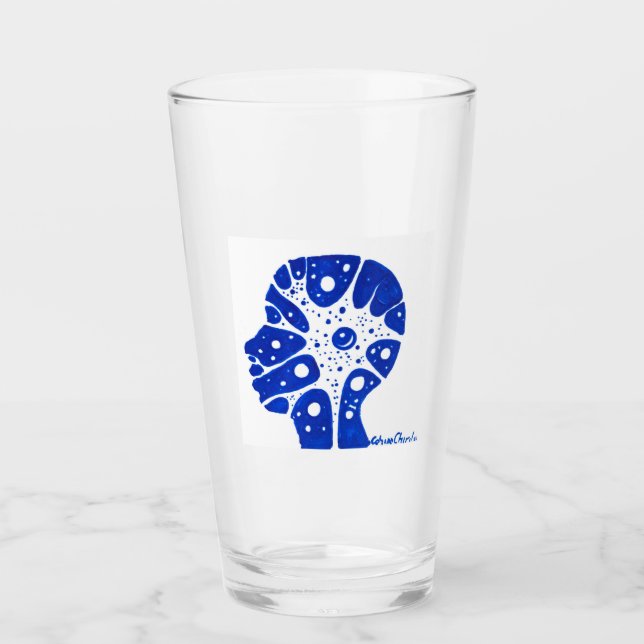 Copo De Pint A árvore da mente (Frente)