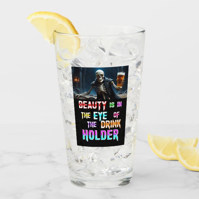 Copo De Pint A Beleza Está No Olho Do Bebê (Gelo frontal)