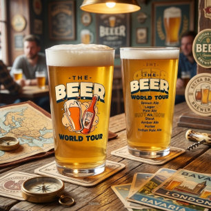 Copo De Pint A Cerveja World Tour Pint