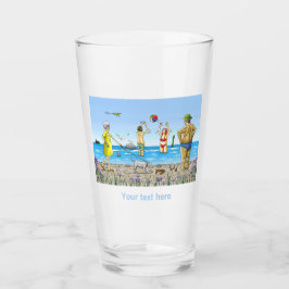 Copo De Pint A Festa de Verão na Praia