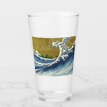 A Grande Onda (Arte Japonesa Azul e Dourada, Hokus
