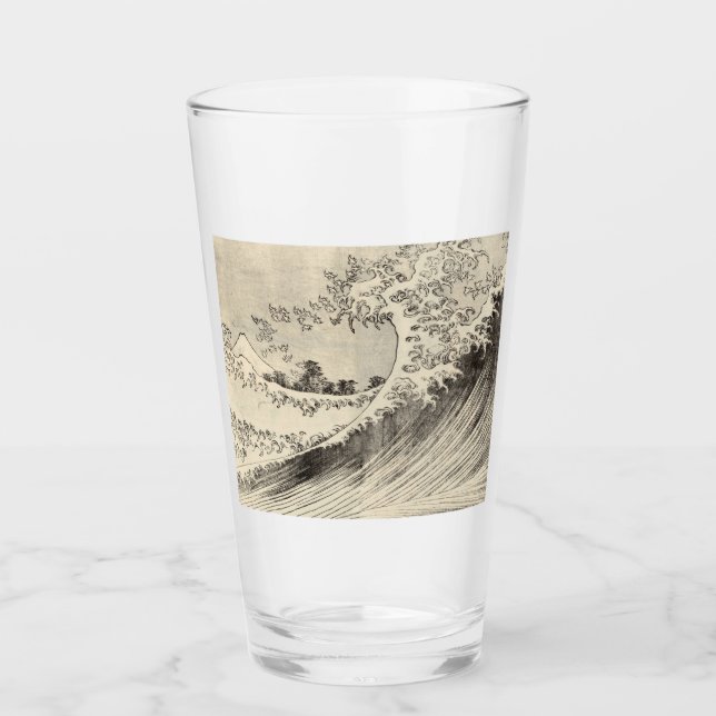 Copo De Pint A Grande Onda (por Katsushika Hokusai) (Frente)