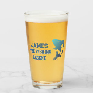 Copo De Pint A Legenda De Pesca Personalizada