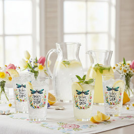 Copo De Pint A Magia do Primavera floral