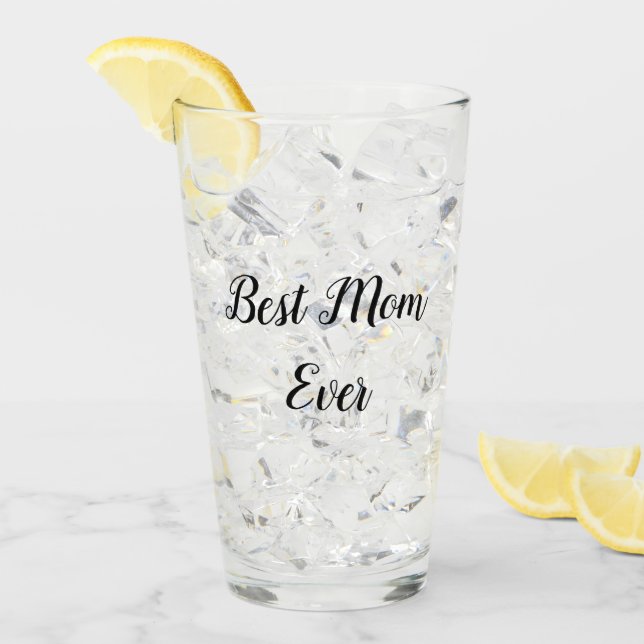 Copo De Pint A melhor mãe sempre escreve rosa (Gelo frontal)